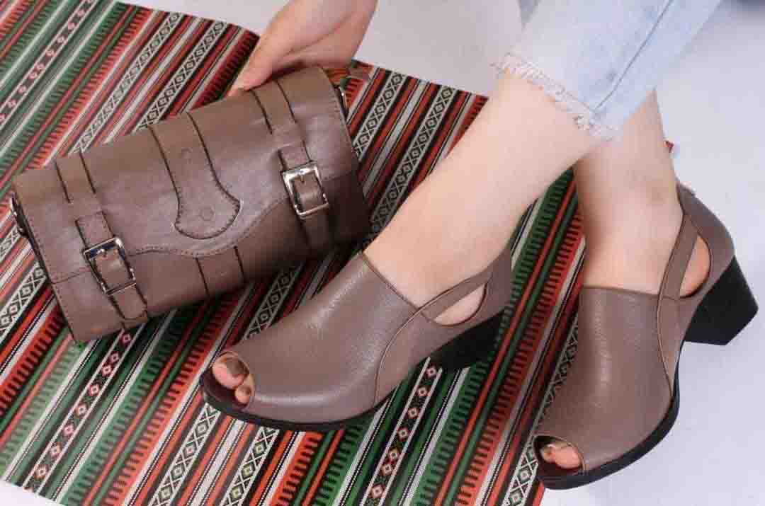ست کیف و کفش چرم به قیمت صادراتی